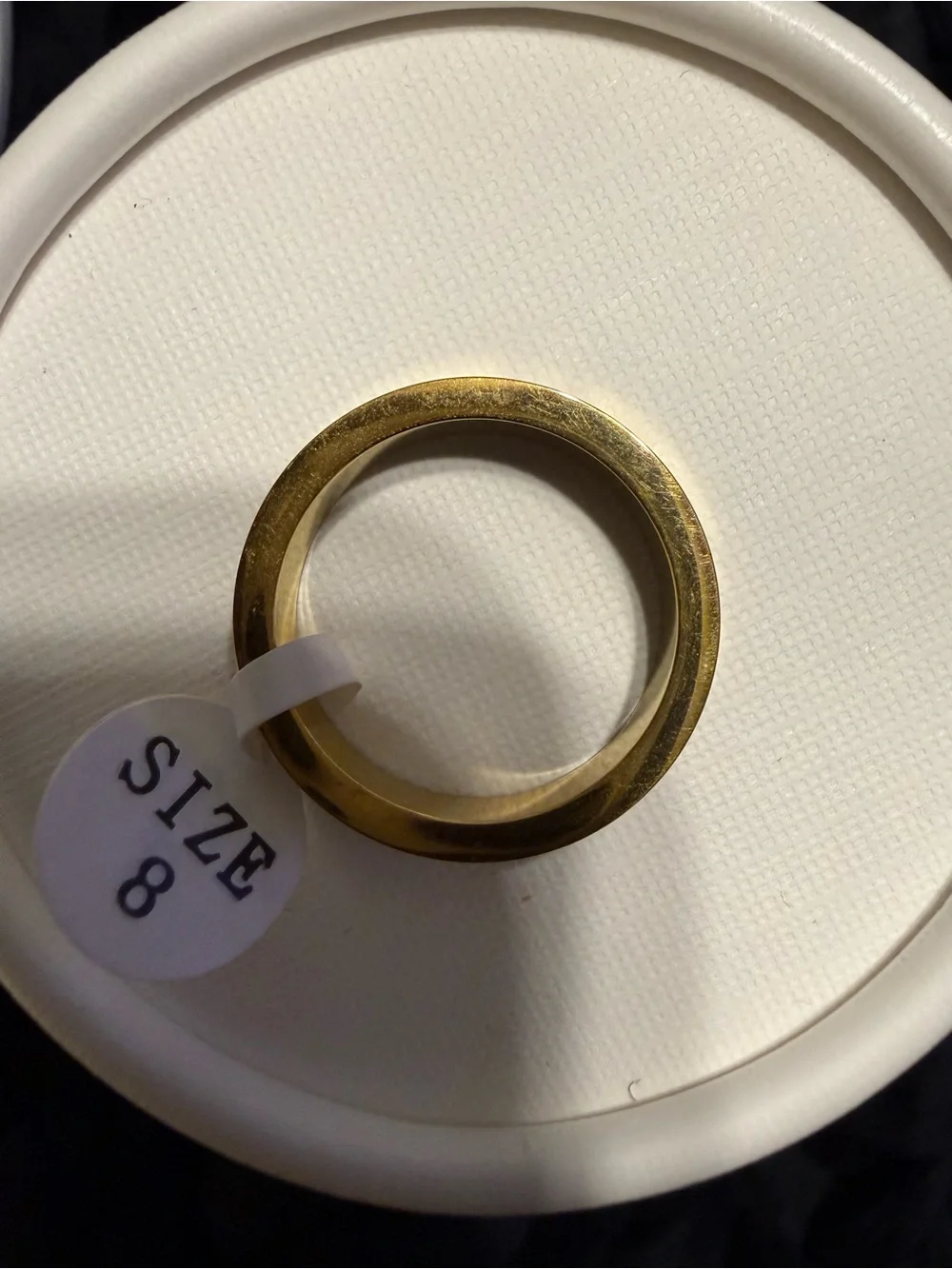 Gold Screw Motif Band Ring - Women's Jewelry